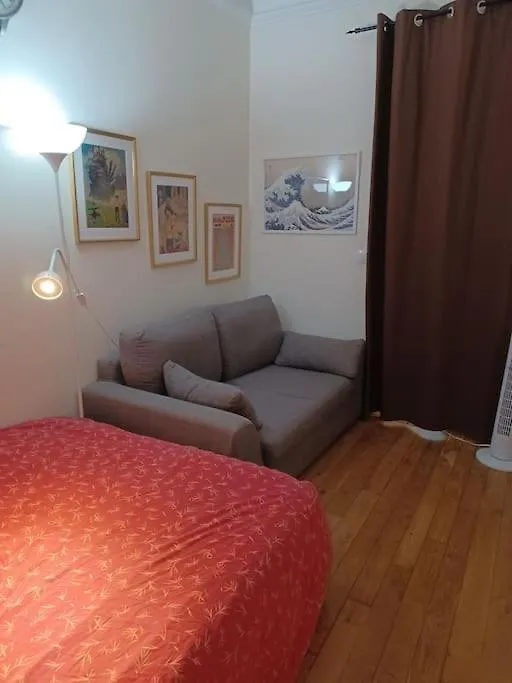 Lovely Apartment Living Room And Bedroom Near Eiffel Tower Unesco Paris